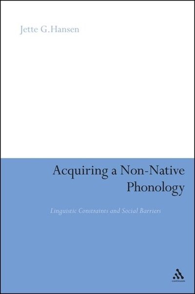 Front cover_Acquiring a Non-Native Phonology