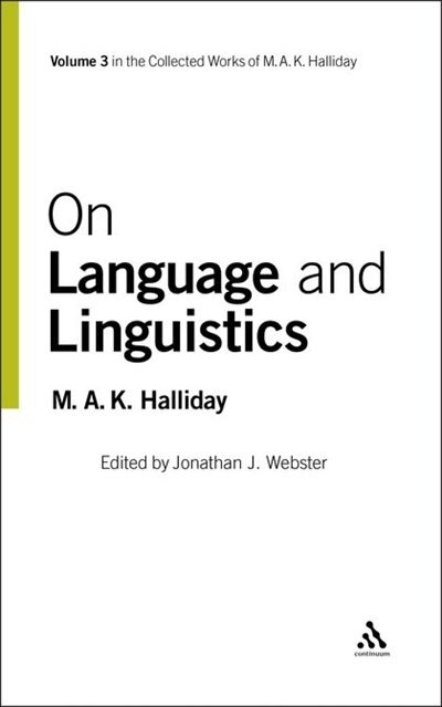 Couverture_On Language And Linguistics