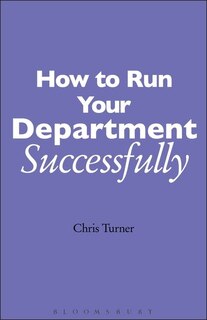 Front cover_How to Run your Department Successfully