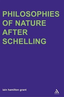 Front cover_Philosophies of Nature after Schelling