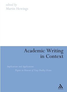 Front cover_Academic Writing in Context