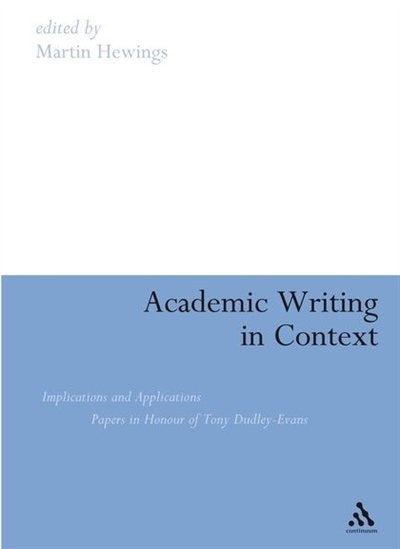 Front cover_Academic Writing in Context