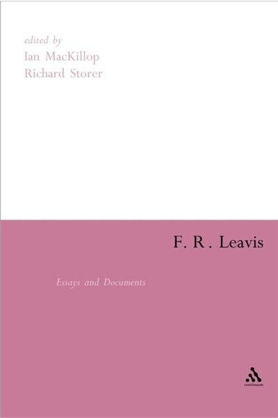 Front cover_F.R. Leavis