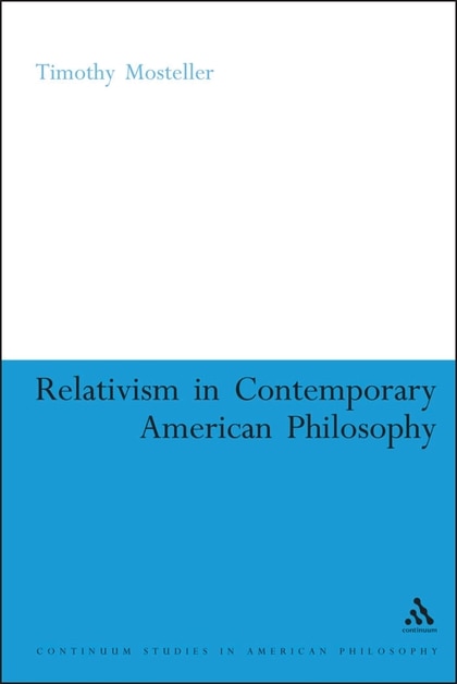 Couverture_Relativism in Contemporary American Philosophy