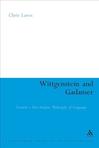 Front cover_Wittgenstein and Gadamer