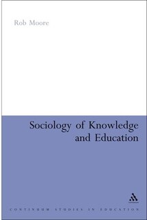 Front cover_Sociology of Knowledge and Education
