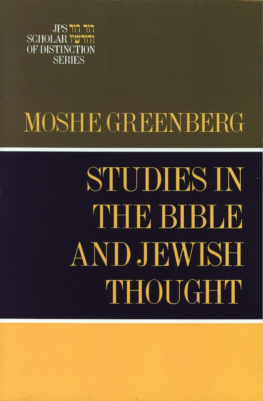 Front cover_Studies in the Bible and Jewish Thought