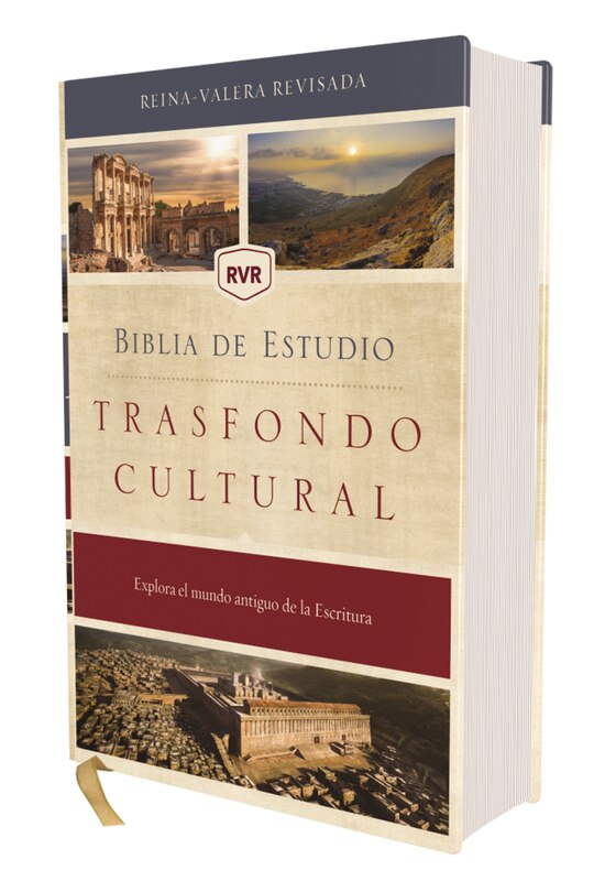 Couverture_RVR, Biblia de estudio trasfondo cultural, Tapa dura, Interior a color, Comfort Print