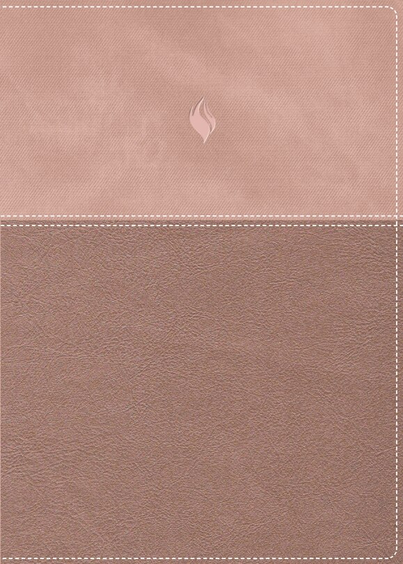 Front cover_RVR60, Biblia de estudio de la vida plena, Edición clásica, Leathersoft dos tonos Oro rosa, Palabras de Jesús en rojo, Comfort Print