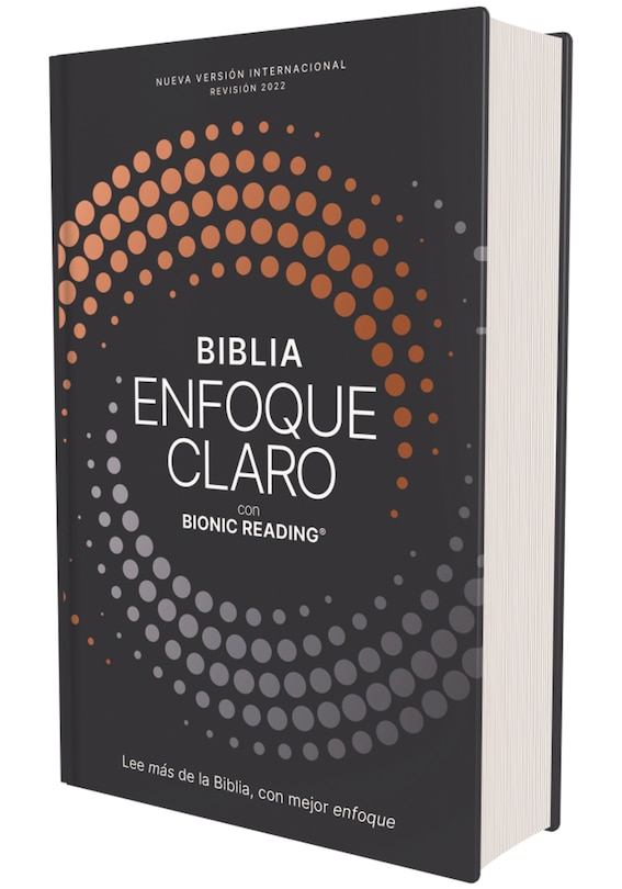 Couverture_NVI, Biblia enfoque claro, Revisión 2022, Tapa dura, Gris/Cobre