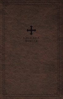Front cover_Biblia Católica, Tamaño personal, Leathersoft, Café, Comfort Print