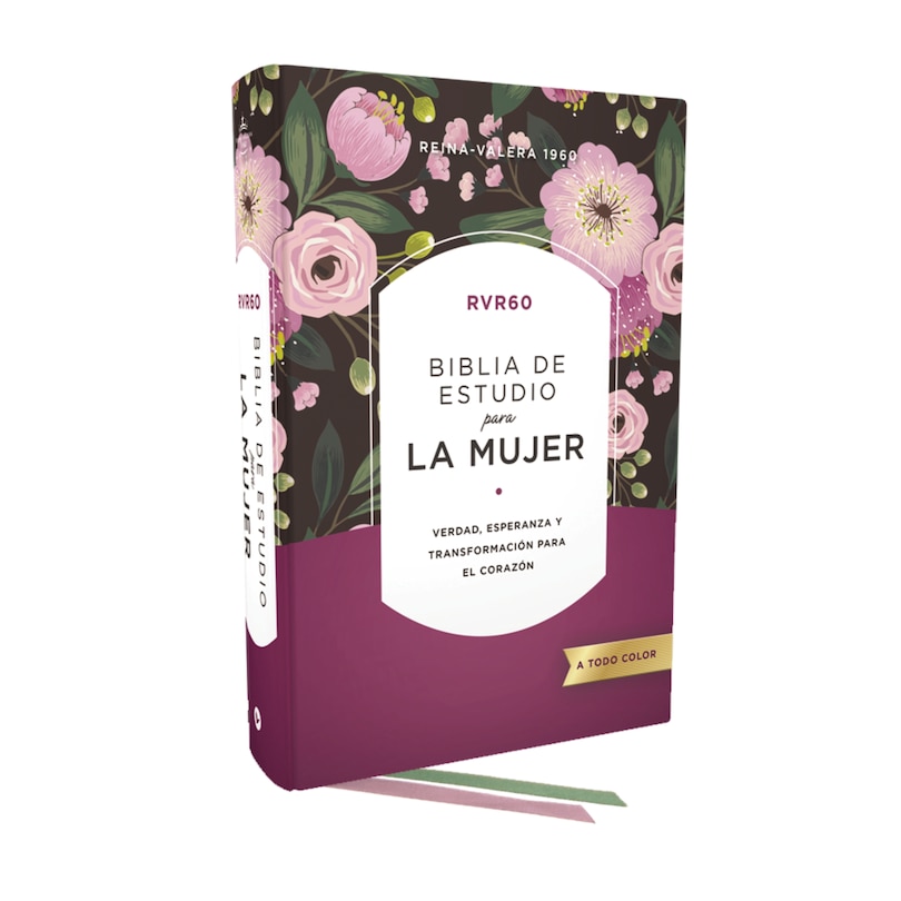 Couverture_RVR60 Biblia de estudio para la mujer, Tapa dura, Interior a color, Comfort Print
