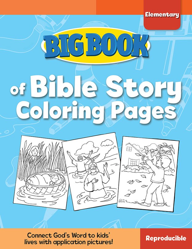 Couverture_Big Book of Bible Story Coloring Pages for Elementary Kids