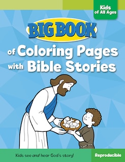 Front cover_Big Book of Coloring Pages with Bible Stories for Kids of All Ages