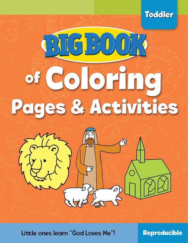 Front cover_Big Book of Coloring Pages and Activities for Toddlers