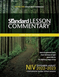 Front cover_Niv(r) Standard Lesson Commentary(r) Large Print Edition 2022-2023