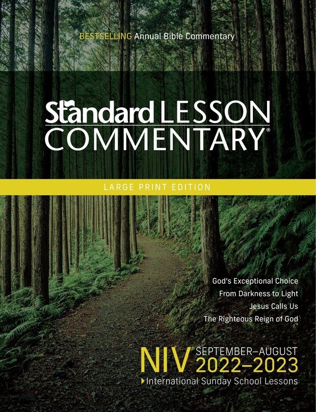 Front cover_Niv(r) Standard Lesson Commentary(r) Large Print Edition 2022-2023