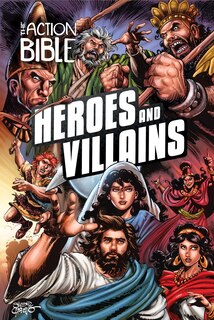 Front cover_The Action Bible: Heroes And Villains
