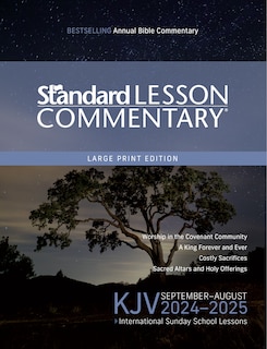 Front cover_KJV Standard Lesson Commentary® Large Print Edition 2024-2025