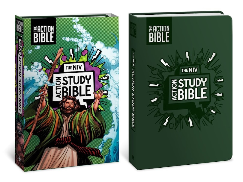 Front cover_The NIV Action Study Bible, Leathersoft, Forest, Full Color