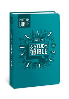Front cover_The NIV Action Study Bible, Leathersoft, Aqua, Full Color