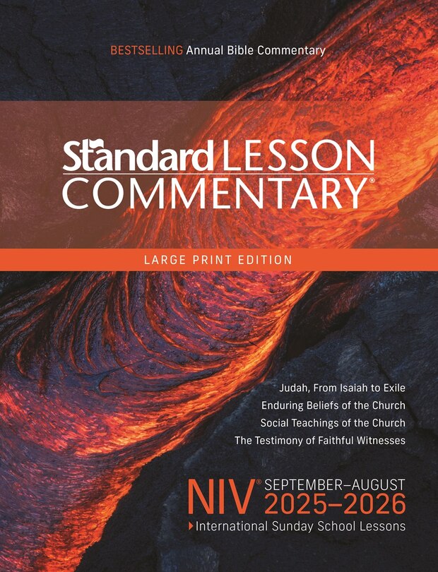 Front cover_NIV® Standard Lesson Commentary® Large Print Edition 2025-2026