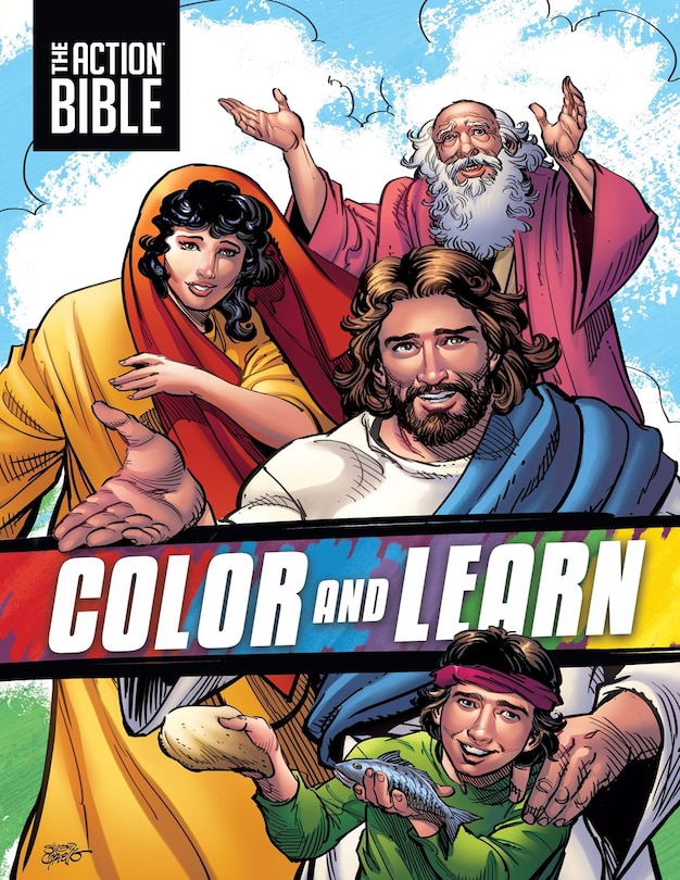 Couverture_The Action Bible Color and Learn