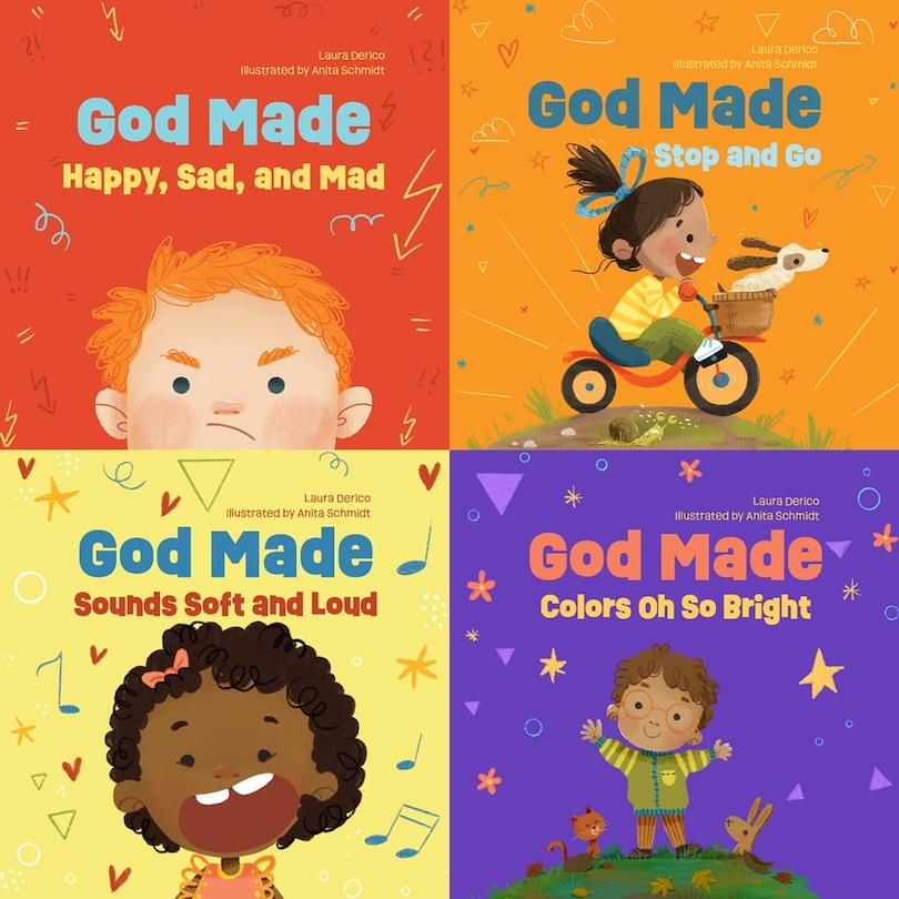 Couverture_God Made All of Me 4-Pack (Books for Babies and Toddlers about Feelings, Actions, Colors, and Sounds)