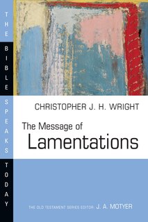 Front cover_The MESSAGE OF LAMENTATIONS