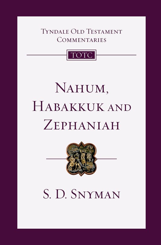 Front cover_Nahum, Habakkuk and Zephaniah