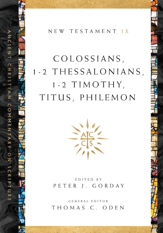 Front cover_Colossians, 1-2 Thessalonians, 1-2 Timothy, Titus, Philemon