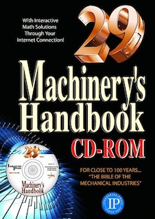 Machinery's Handbook, Cd-rom And Toolbox Set