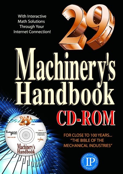 Machinery's Handbook, Cd-rom And Toolbox Set