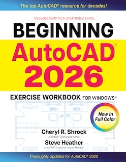 Front cover_Beginning AutoCAD 2026 Exercise Workbook