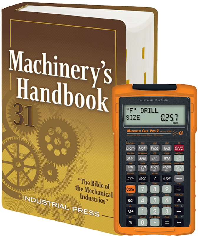 Machinery's Handbook & Calc Pro 2 Combo: Large Print