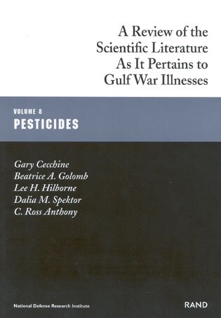 Front cover_Pesticides: Gulf War Illnesses Series