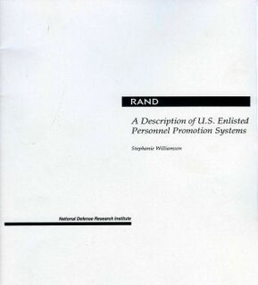 Front cover_A Description of U.S. Enlisted Personnel Promotion Systems