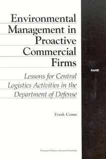 Couverture_Environmental Management in Proactive Commercial Firms