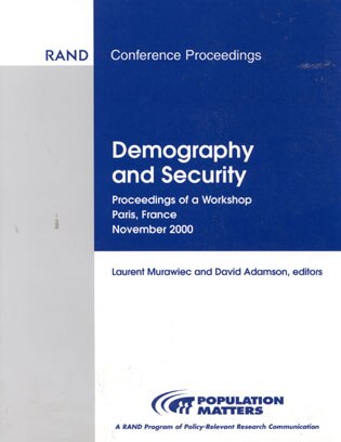 Front cover_Demography and Security:  Proceedings of a Workshop, Paris, France, November 2000