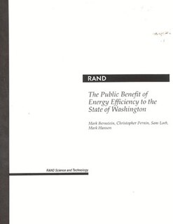 Front cover_The Public Benefit of Energy Efficiency to the State of Washington