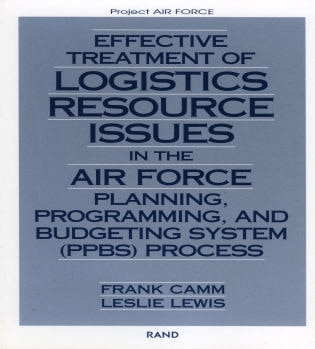 Effective Treatment of Logistics Resource Issues in the Air Force Planning, Programming, and Bugeting System (PPBS) Process