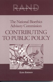 Front cover_The National Bioethics Advisory Commission