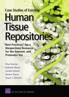 Couverture_Case Studies Existing Human Tissue Repositories:Best Practic