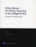 Couverture_Policy Options for Military Recruiting in the College Market