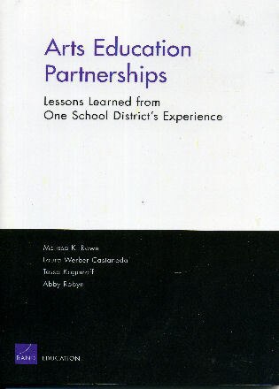 Front cover_Arts Education Parterships