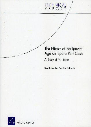 Front cover_The Effects of Equipment Age on Spare Parts Costs