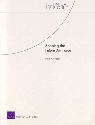 Front cover_Shaping The Future Air Force