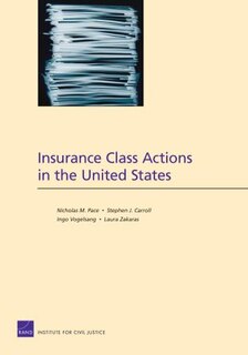 Front cover_Insurance Class Actions In The United States