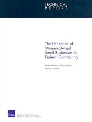 Couverture_The Utilization Of Women-owned Small Businesses In Federal Contracting