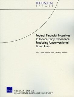 Couverture_Federal Financial Incentives to Induce Early Experience Producing Unconventional Liquid Fuels